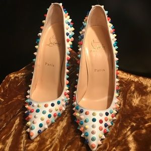 Christian Louboutin colorful Pigalle spike heels